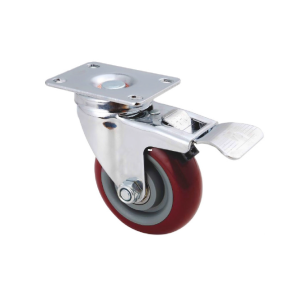 Swivel Plate Caster WJ-301B 3"-75mm 80Kg