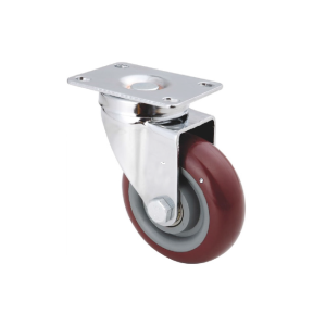 Swivel Plate Caster WJ-301A  3"-75mm 80Kg