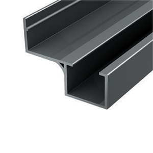 ROLLER TRACK LATERAL PVC PLASTIC GUIDE 40mm JP-E2
