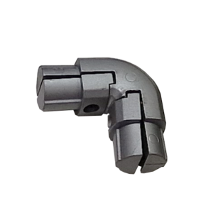 90° Round Inner Connector-Set Karakuri Aluminium  28J-4A