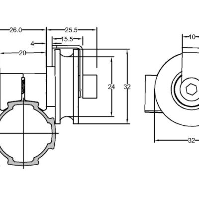 Karakuri Rope Wheel 28AT-12B