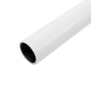 White Coated Steel Pipe CP-2810-WH 4m