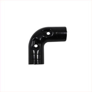 Round 90° Joint Steel Black W-11-90-BK